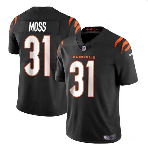 Youth Cincinnati Bengals #31 Zack Moss Black Vapor Untouchable Limited Stitched Jersey Dzhi->youth nfl jersey->Youth Jersey